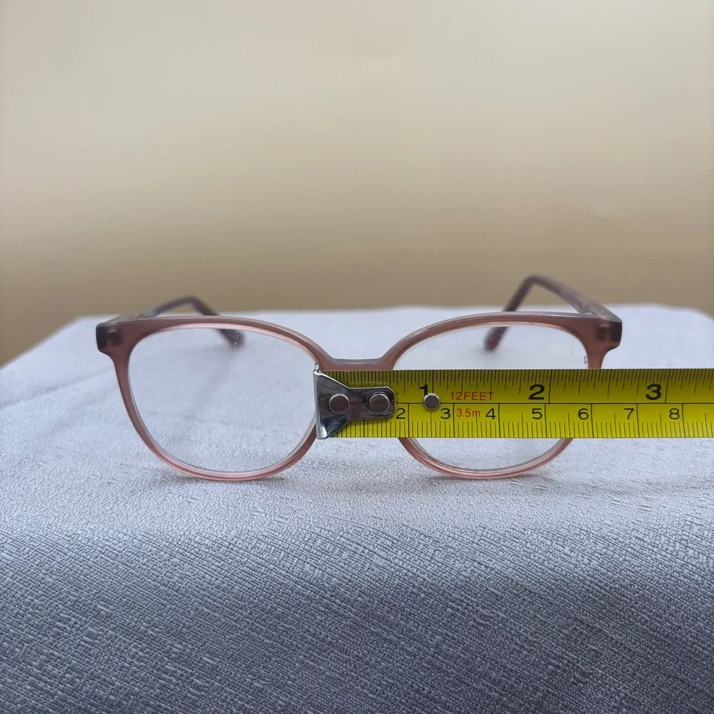 Enhance Rose Eyeglass Frames Women Medium Mauve Pink Excellent Dark Academia